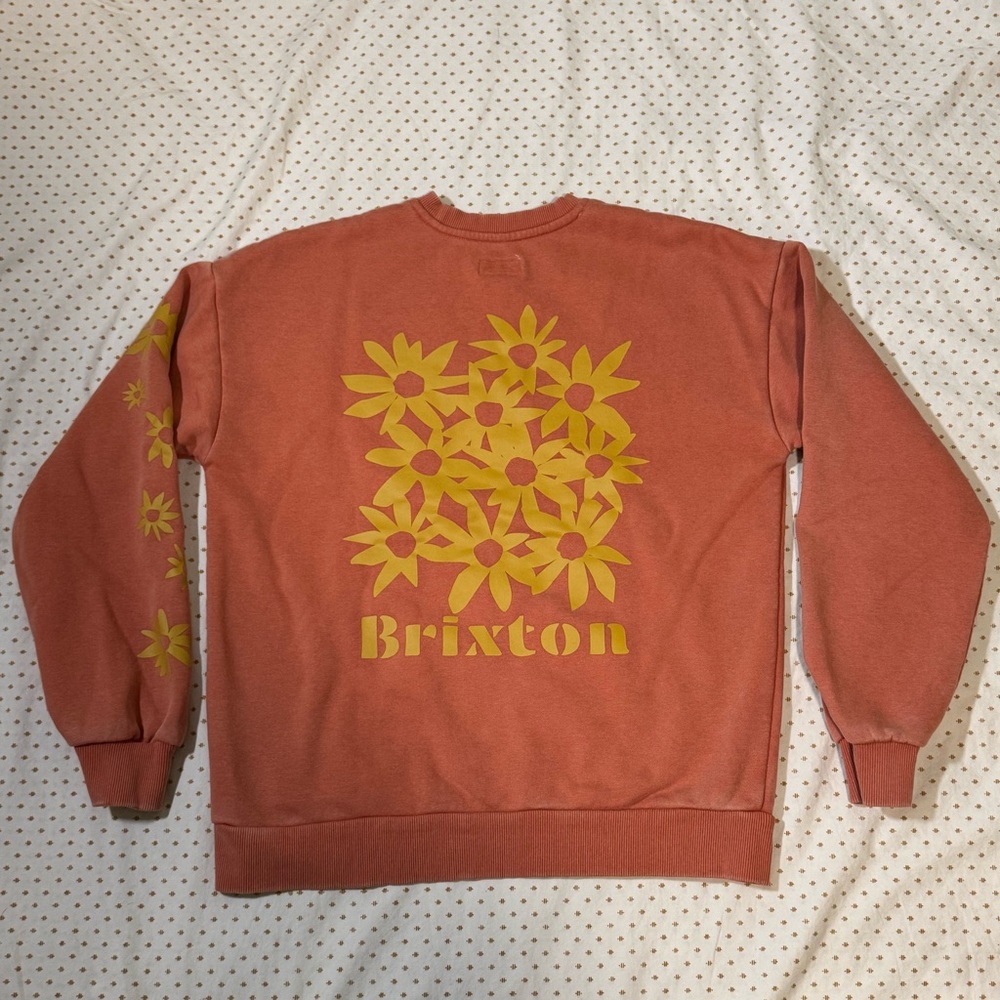 Floral Brixton Crewneck Sweatshirt Size Small